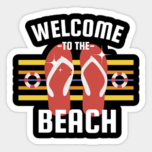 Welcome to the Beach Sticker